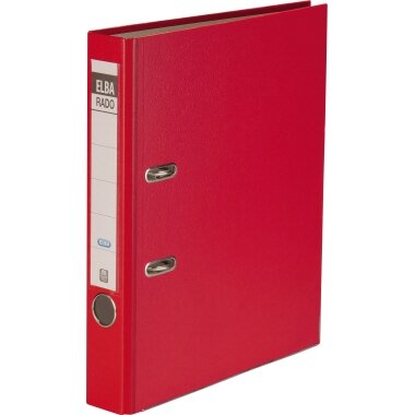 ELBA Ordner rado brillant, Rückenbreite: 50 mm, rot (EAN: 4002030101203)
