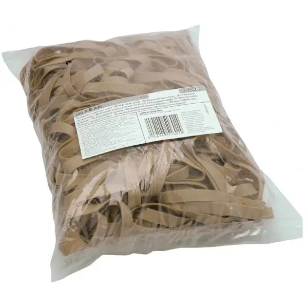 Maped Gummibänder, natur, 150 x 10 mm, Großpackung (EAN: 3154143517042)