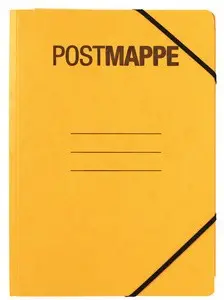PAGNA Postmappe, DIN A4, Karton, gelb (EAN: 4013951013834)