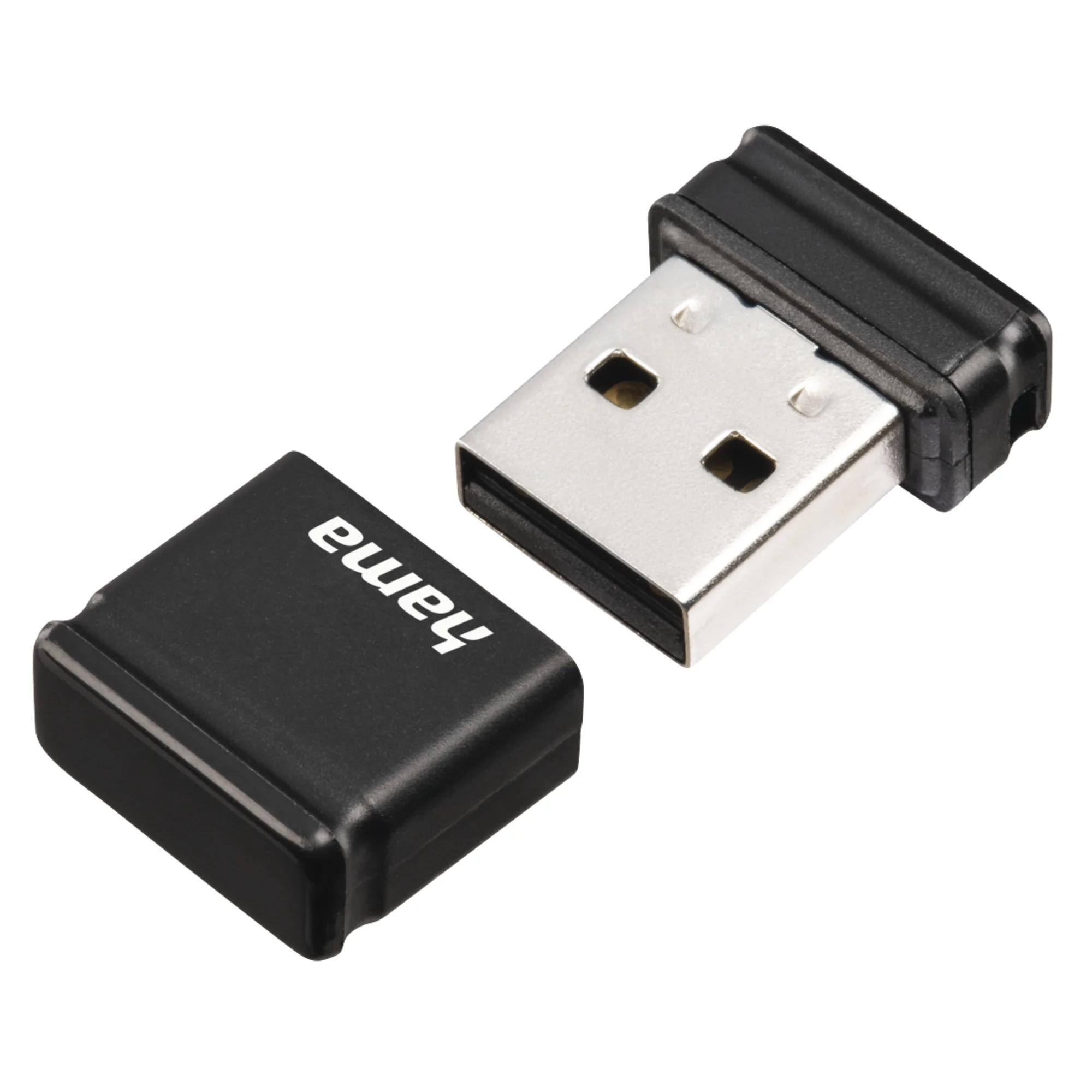 hama USB 2.0 Speicherstick "Smartly", 32 GB, schwarz (EAN: 4047443144058)