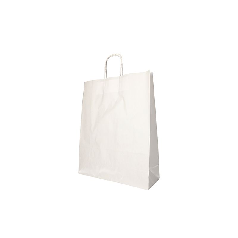PAPSTAR Papier-Tragetasche, 400 x 320 x 120 mm, weiß (EAN: 4002911884133)