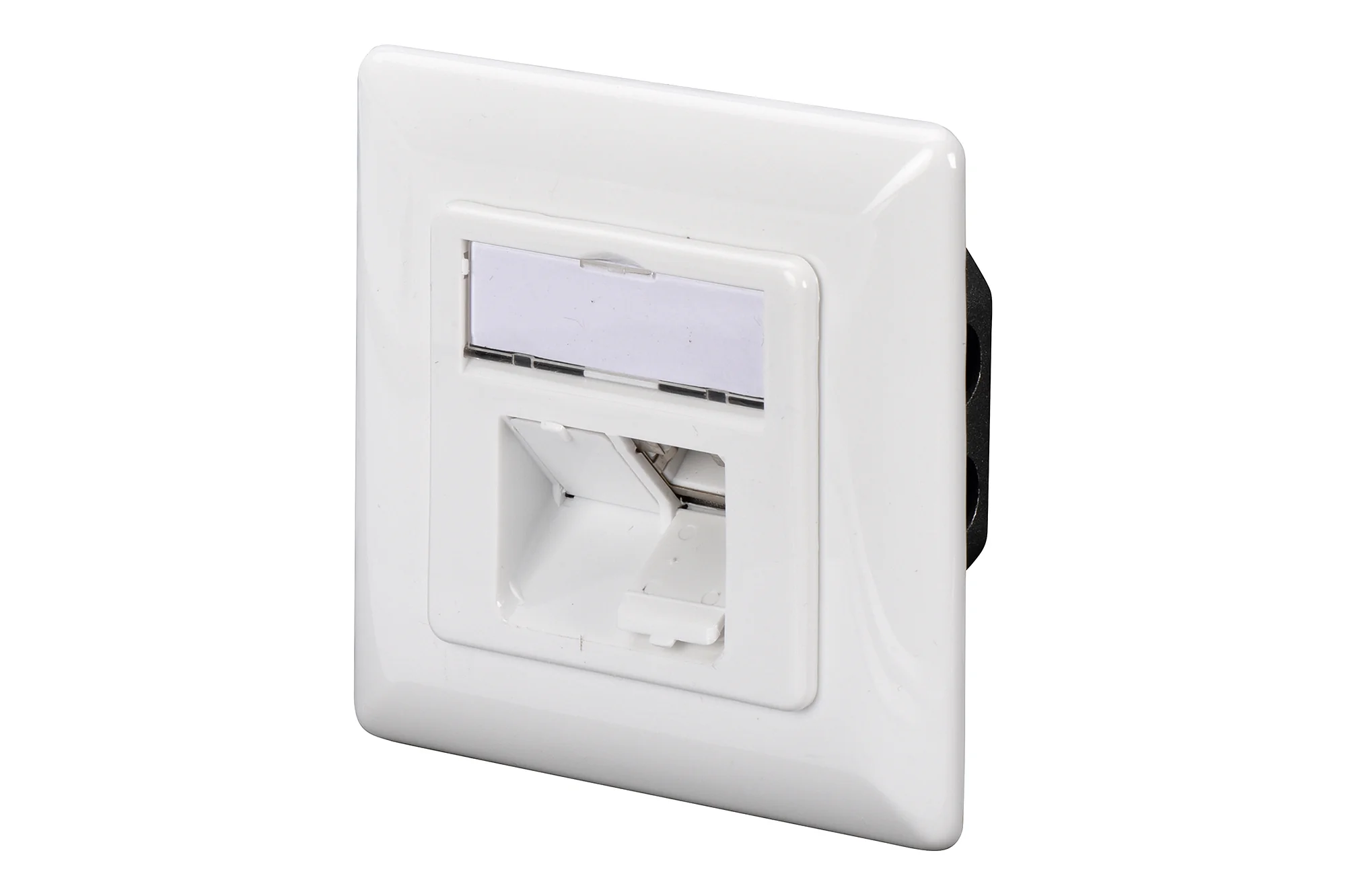 DIGITUS Aufputzdose Kat.5e, Klasse D, 2 x RJ45, geschirmt, reinweiß (EAN: 4016032175681)