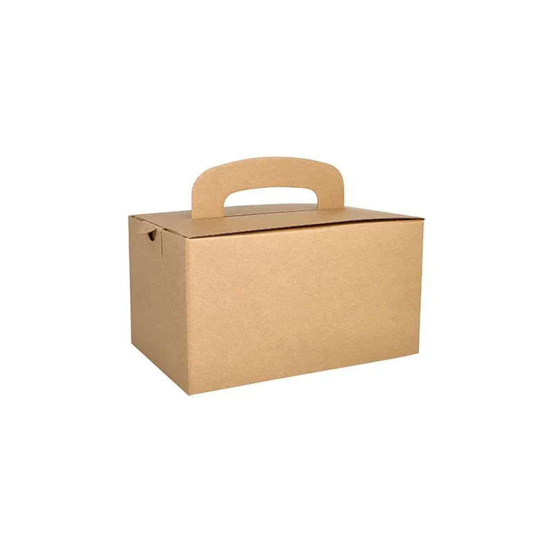 PAPSTAR Lunch-Box "pure", mit Tragegriff, braun (EAN: 4002911889800)