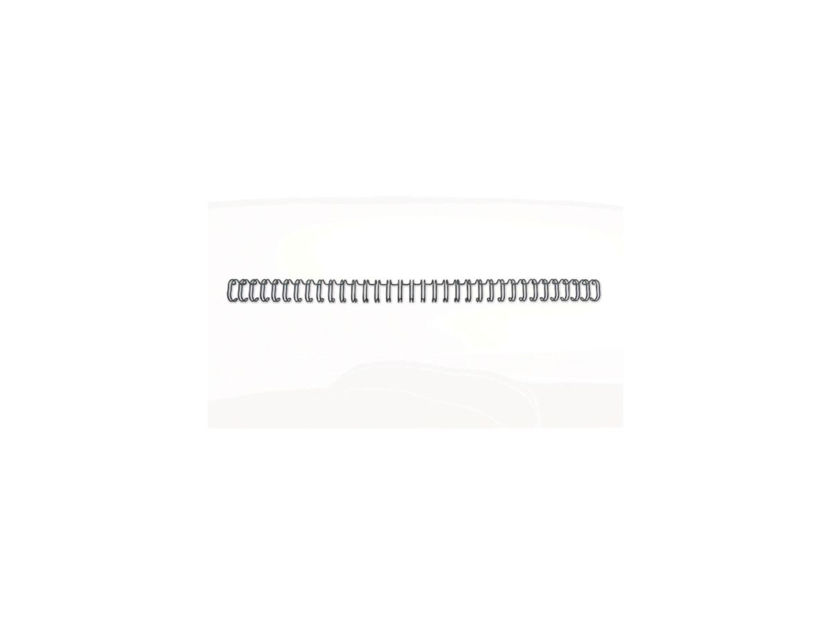 GBC Drahtbinderücken WireBind, A4, 34 Ringe, 8 mm, schwarz (EAN: 5019577190187)