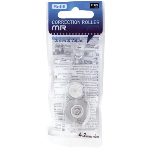 PLUS JAPAN Nachfüll-Kassette für Korrekturroller "MR" (EAN: 4977564622633)