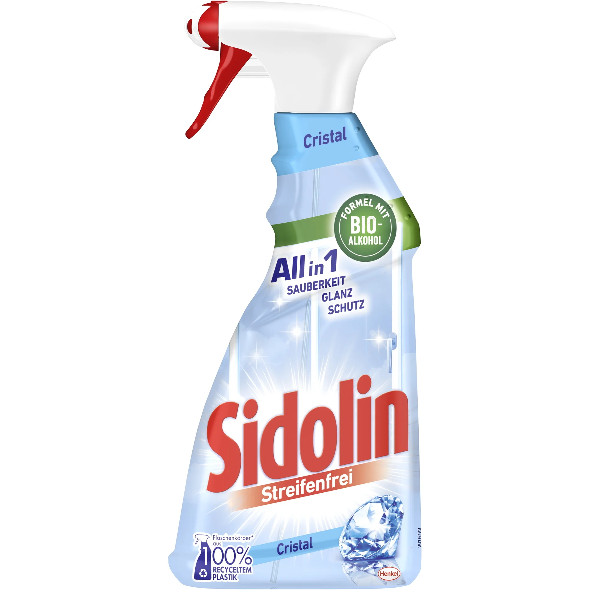 Sidolin Glasreiniger All in 1 Cristal, 500 ml Sprühflasche (EAN: 4015200035390)