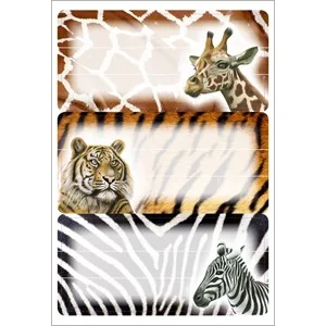 HERMA Buchetiketten VARIO "Afrikanische Tiere", 76 x 35 mm (EAN: 4008705058773)