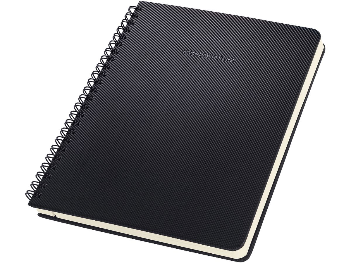 sigel Collegeblock Conceptum, DIN A5, liniert, schwarz (EAN: 4004360831171)