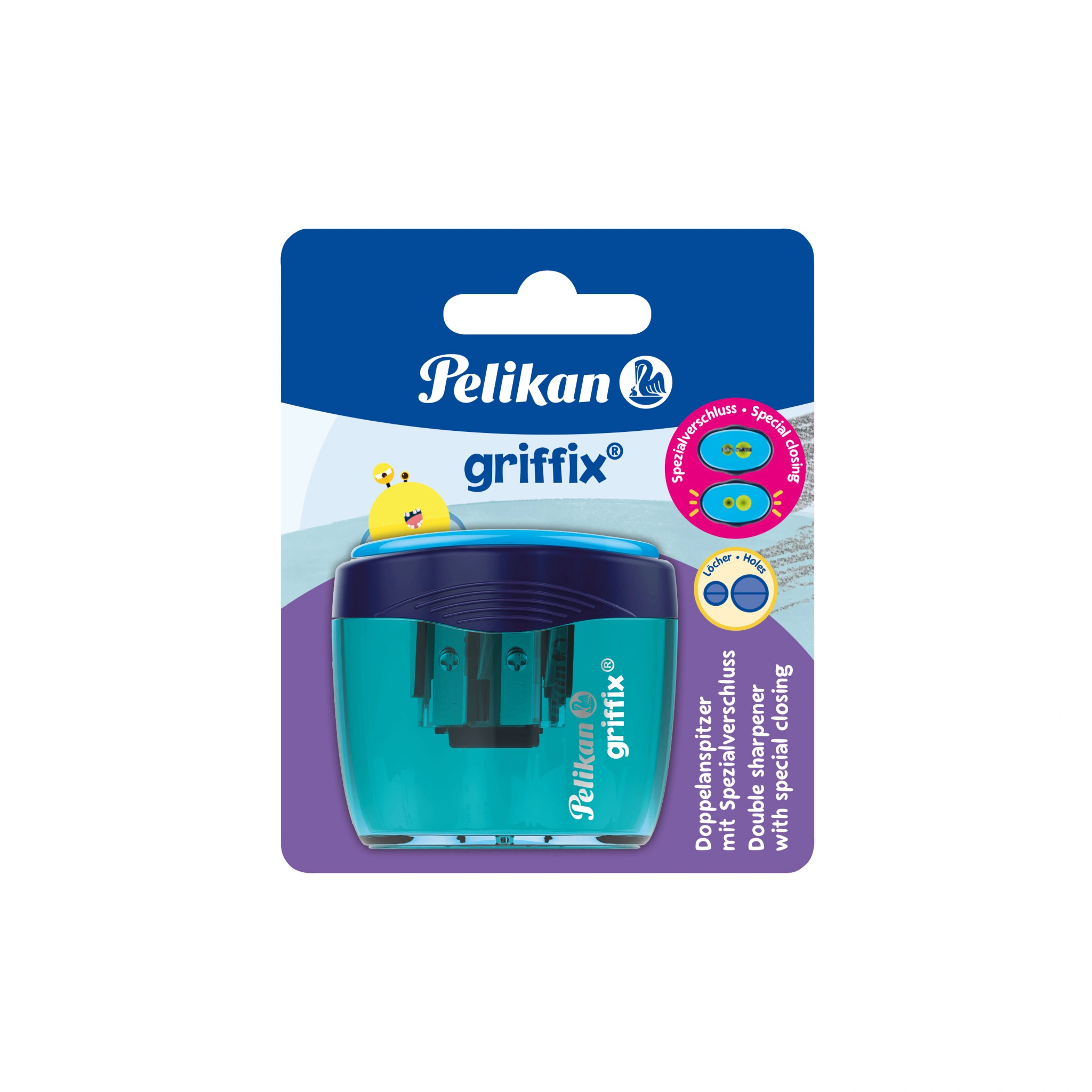 Pelikan giffix Doppel-Spitzdose, auf Blisterkarte (EAN: 4012700701268)