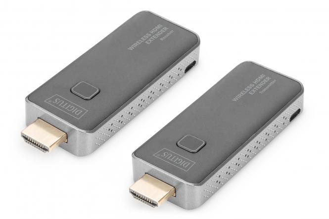 DIGITUS Wireless HDMI Extender Set, 50 m, schwarz (EAN: 4016032478744)