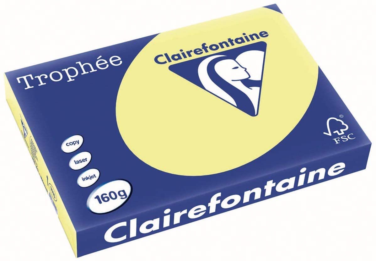 Clairefontaine Multifunktionspapier Trophée, A3, hellgelb (EAN: 3329680111507)