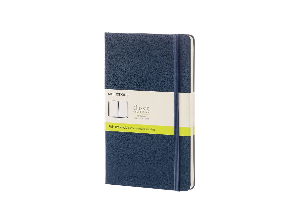 MOLESKINE Notizbuch, L/A5, blanko, Hardcover, blau (EAN: 8051272893687)