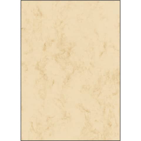 sigel Marmor-Papier, A4, Feinpapier, 90 g/qm, beige (EAN: 4004360968532)