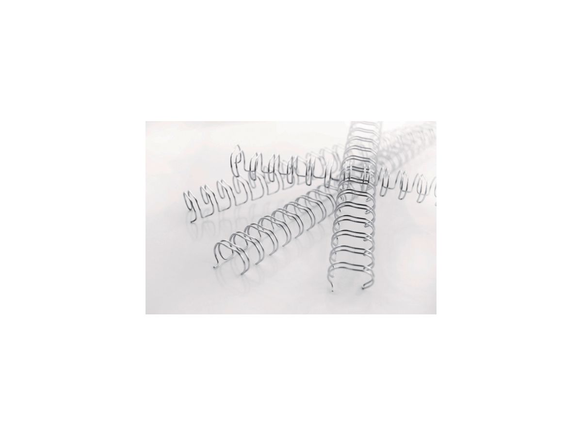 GBC Drahtbinderücken WireBind, A4, 34 Ringe, 6 mm, schwarz (EAN: 5019577190118)
