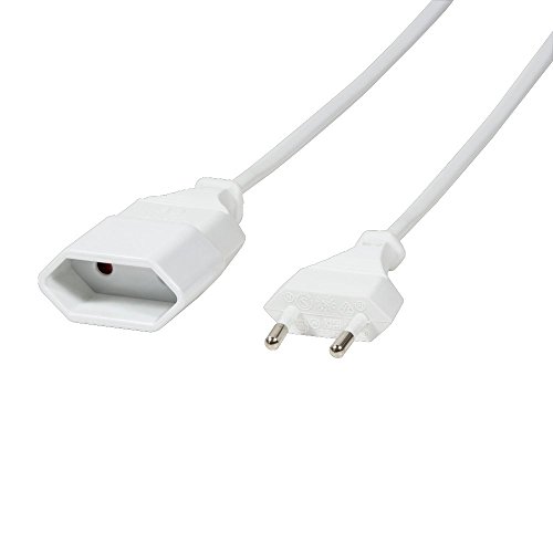 LogiLink Verlängerungskabel, Eurostecker, 1,0 m, weiß (EAN: 4052792039689)