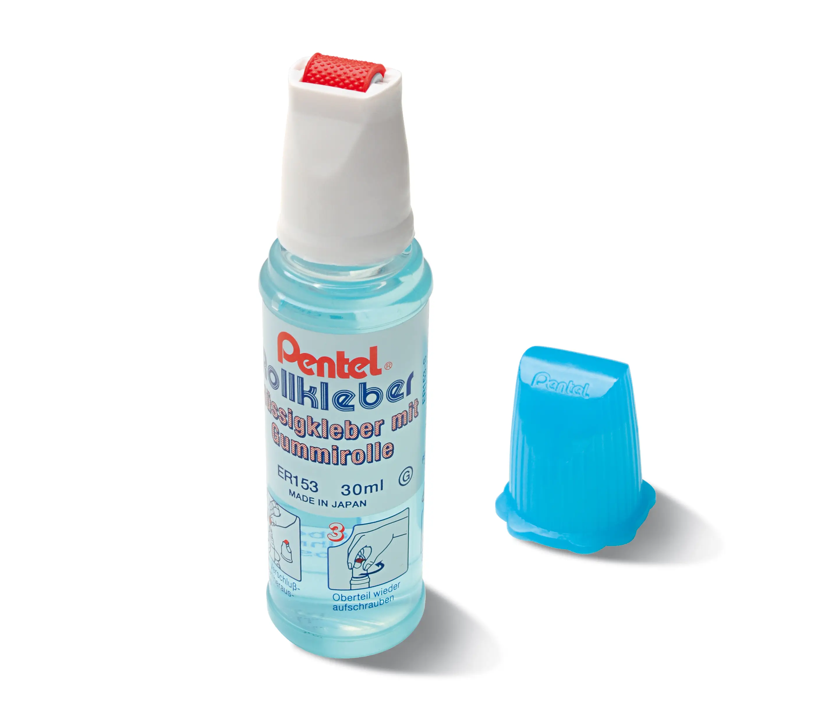 Pentel Rollkleber Roll'n Glue ER153-GS, Inhalt: 30 ml (EAN: 4902506048660)