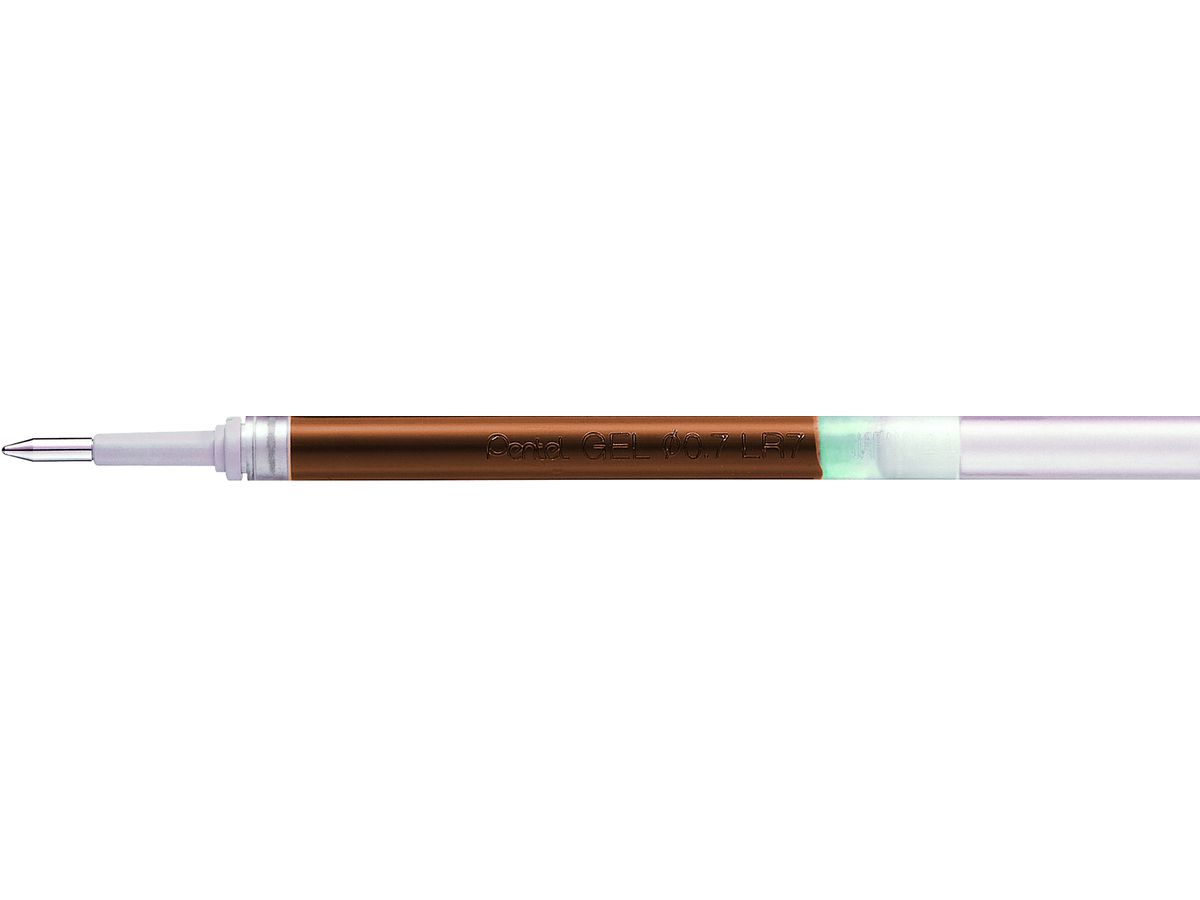 Pentel Liquid Gel-Tintenroller-Mine LR7, braun (EAN: 0884851025623)