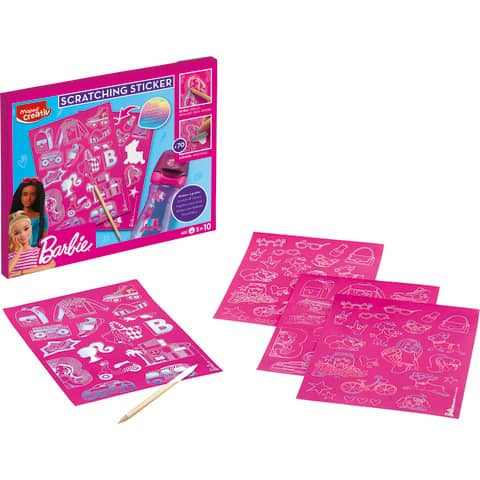 Maped Creativ Kratzbilder-Sticker SCRATCHING STICKER Barbie (EAN: 3154149070756)