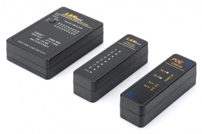 DIGITUS Netzwerk- und Kommunikationskabel Tester, RJ45/BNC (EAN: 4016032458692)