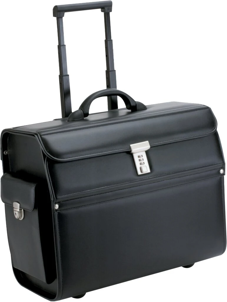 Alassio Pilotenkoffer "MONDO", Lederimitat, schwarz (EAN: 4021068450336)
