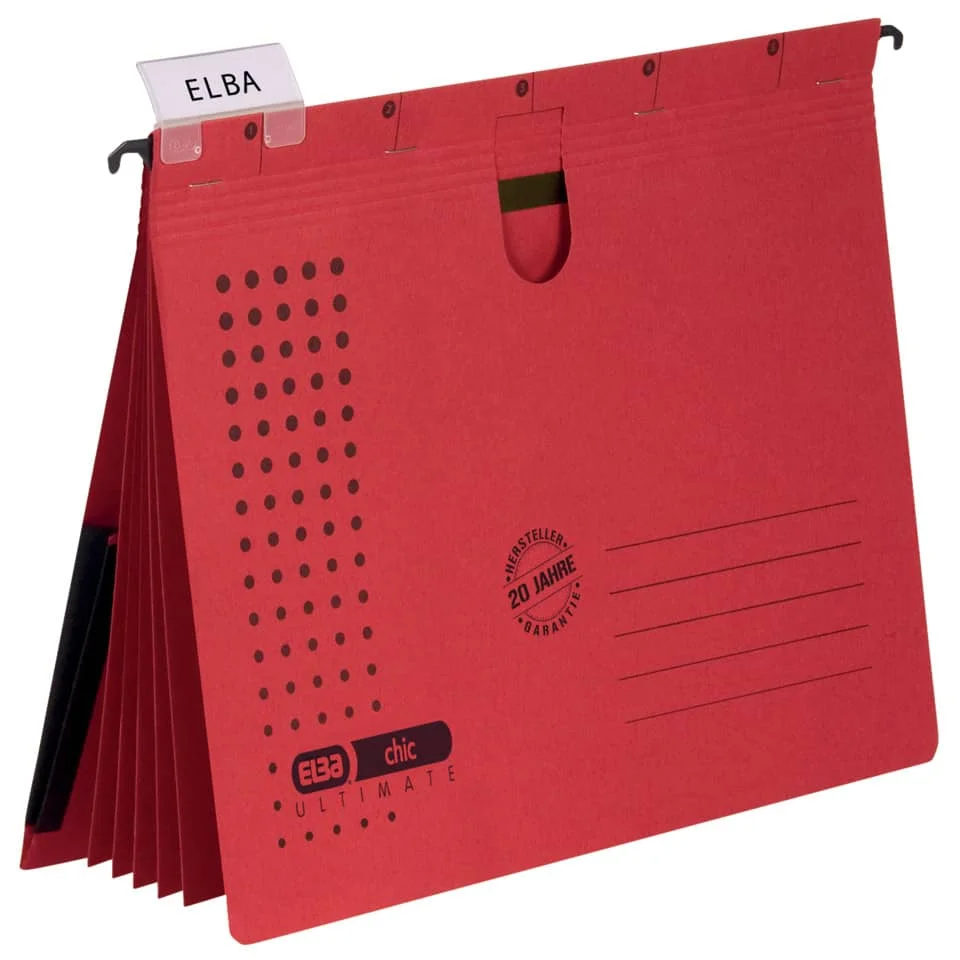 ELBA Organisationshefter chic ULTIMATE, DIN A4, rot (EAN: 3362949968498)