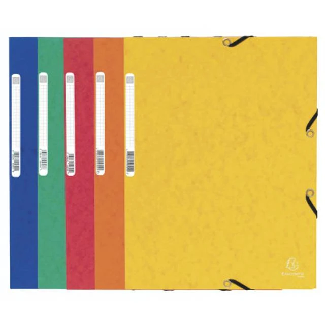 EXACOMPTA Eckspannermappe, DIN A4, aus Karton, sortiert (EAN: 3130630553007)