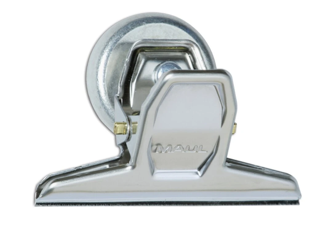 MAUL Briefklemmer MAULpro, mit Magnet, Breite: 75 mm, nickel (EAN: 4002390047340)