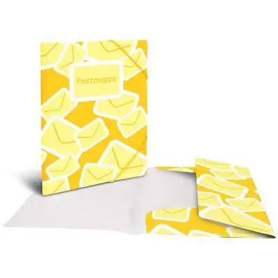 HERMA Postmappe mit Gummizug, DIN A4, PP, gelb (EAN: 4008705071291)