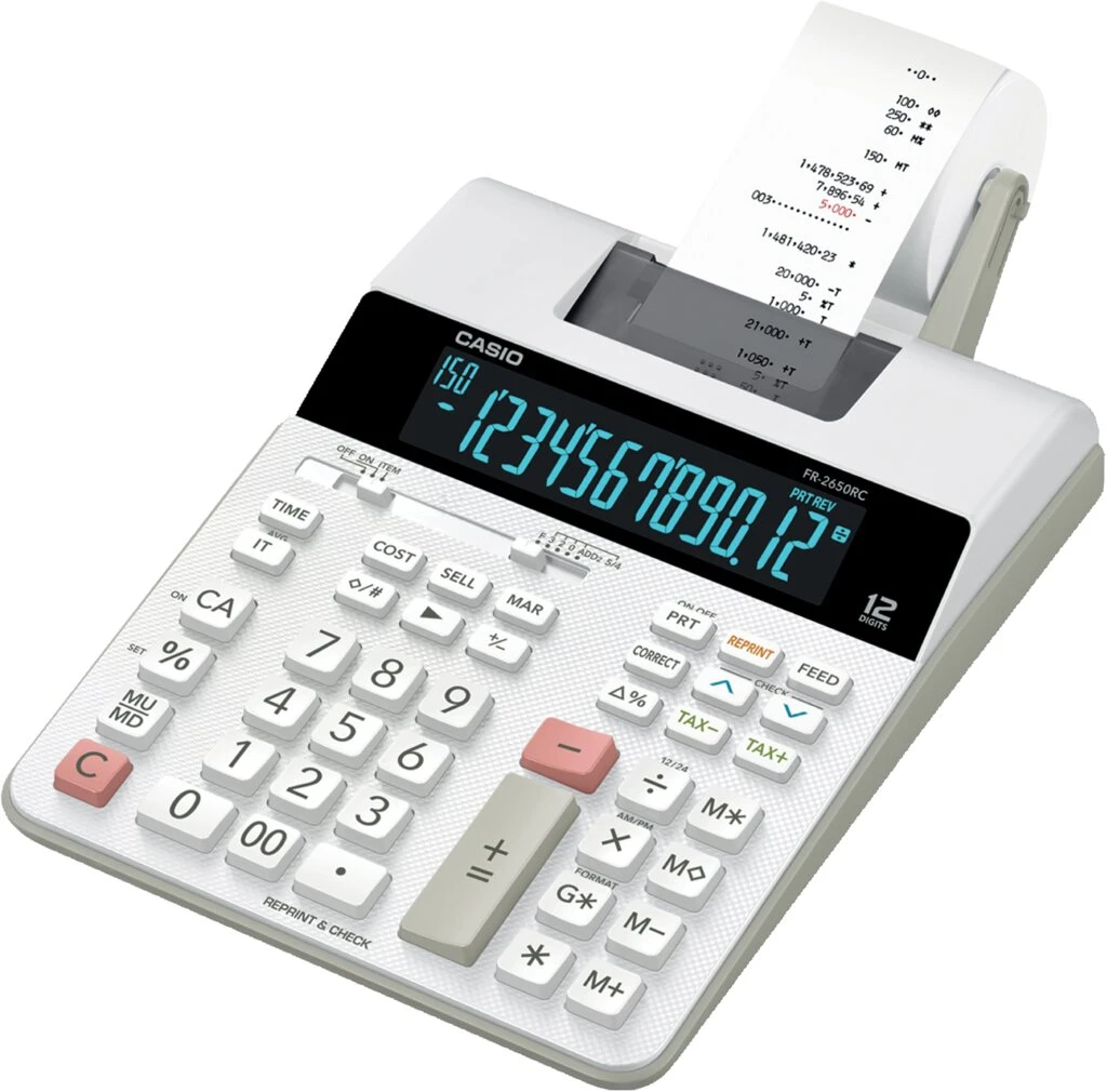 CASIO Druckender Tischrechner Modell FR-2650 RC (EAN: 4549526601941)