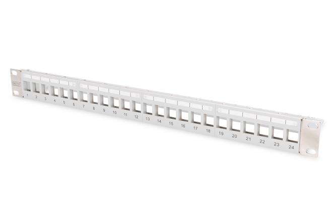 DIGITUS 19" Modular Patchpanel für Keystone Jacks, 1HE (EAN: 4016032445142)