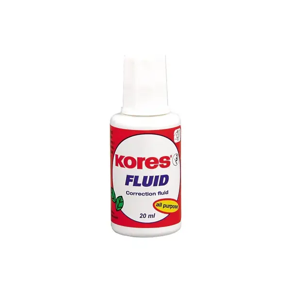 Kores Korrekturflüssigkeit "Fluid", weiß, Inhalt: 20 ml (EAN: 9023800661012)