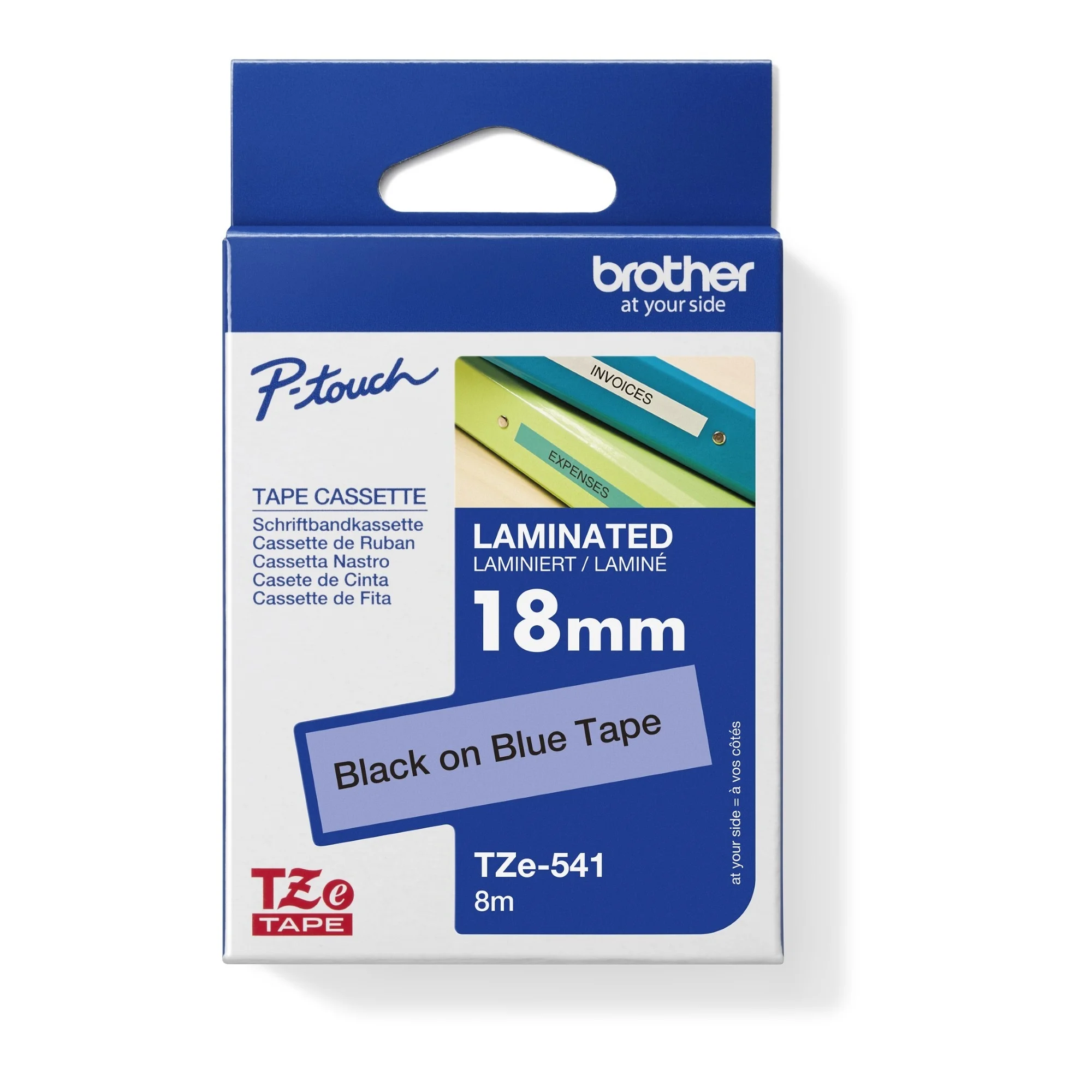 brother TZe-Tape TZe-541 Schriftbandkassette,Bandbreite:18mm (EAN: 4977766686501)