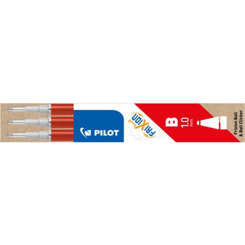 PILOT Tintenroller-Ersatzmine FRIXION BALL 10, rot (EAN: 4902505557996)