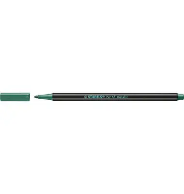 STABILO Fasermaler Pen 68 metallic, metallic-grün (EAN: 4006381530286)