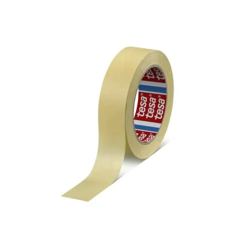 tesa Maler Krepp 4323 Basic Papierabdeckband, 30 mm x 50 m, hellbeige (EAN: 4005800022135)