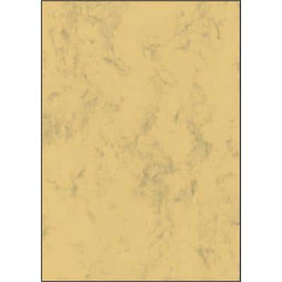 sigel Marmor-Papier, A4, 90 g/qm, Feinpapier, sandbraun (EAN: 4004360937941)