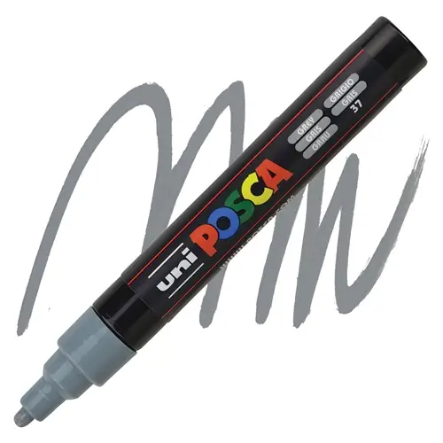 POSCA Pigmentmarker PC-5M, grau (EAN: 4902778916247)
