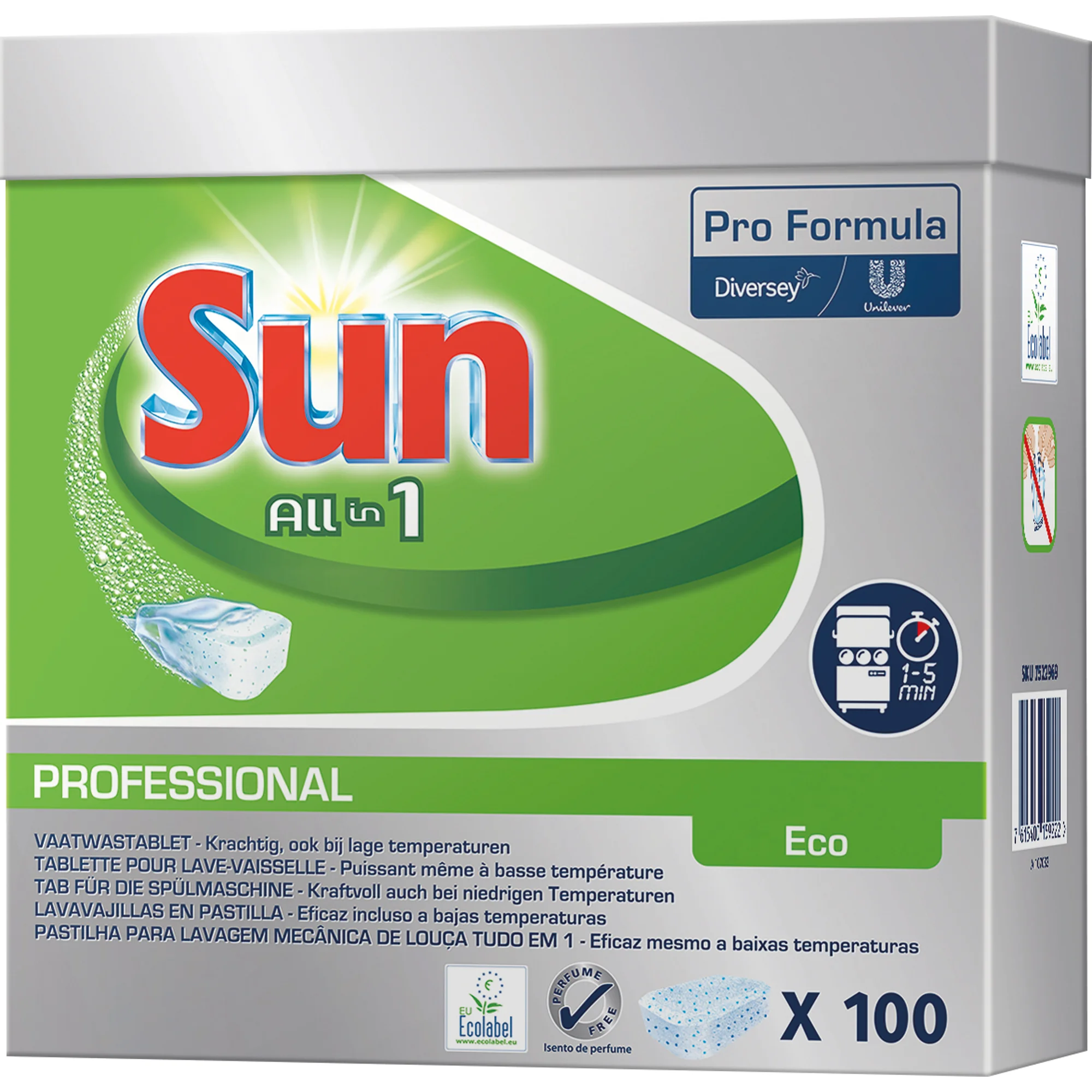 Sun Professional Spülmaschinentabs All-in-1 Eco (EAN: 7615400159222)