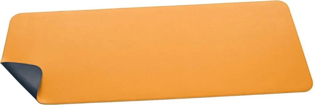 sigel Schreibunterlage, Lederimitat, rollbar, gelb/grau (EAN: 4004360802652)