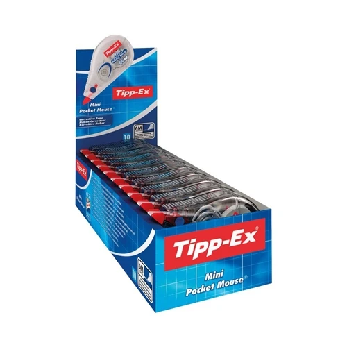 Tipp-Ex Korrekturroller Mini Pocket Mouse, 5 mm x 6 m, 10er (EAN: 0070330512085)