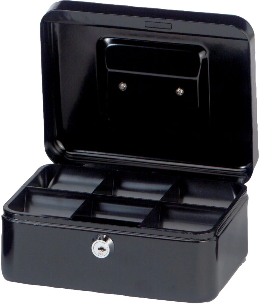 MAUL Geldkassette, schwarz, Maße: (B)200 x (T)170 x (H)90 mm (EAN: 4002390004855)