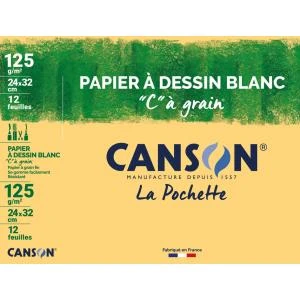 CANSON Zeichenpapier 1557 "Dessin JA", 180 g/qm, DIN A3, reinweiß (EAN: 3148950042569)