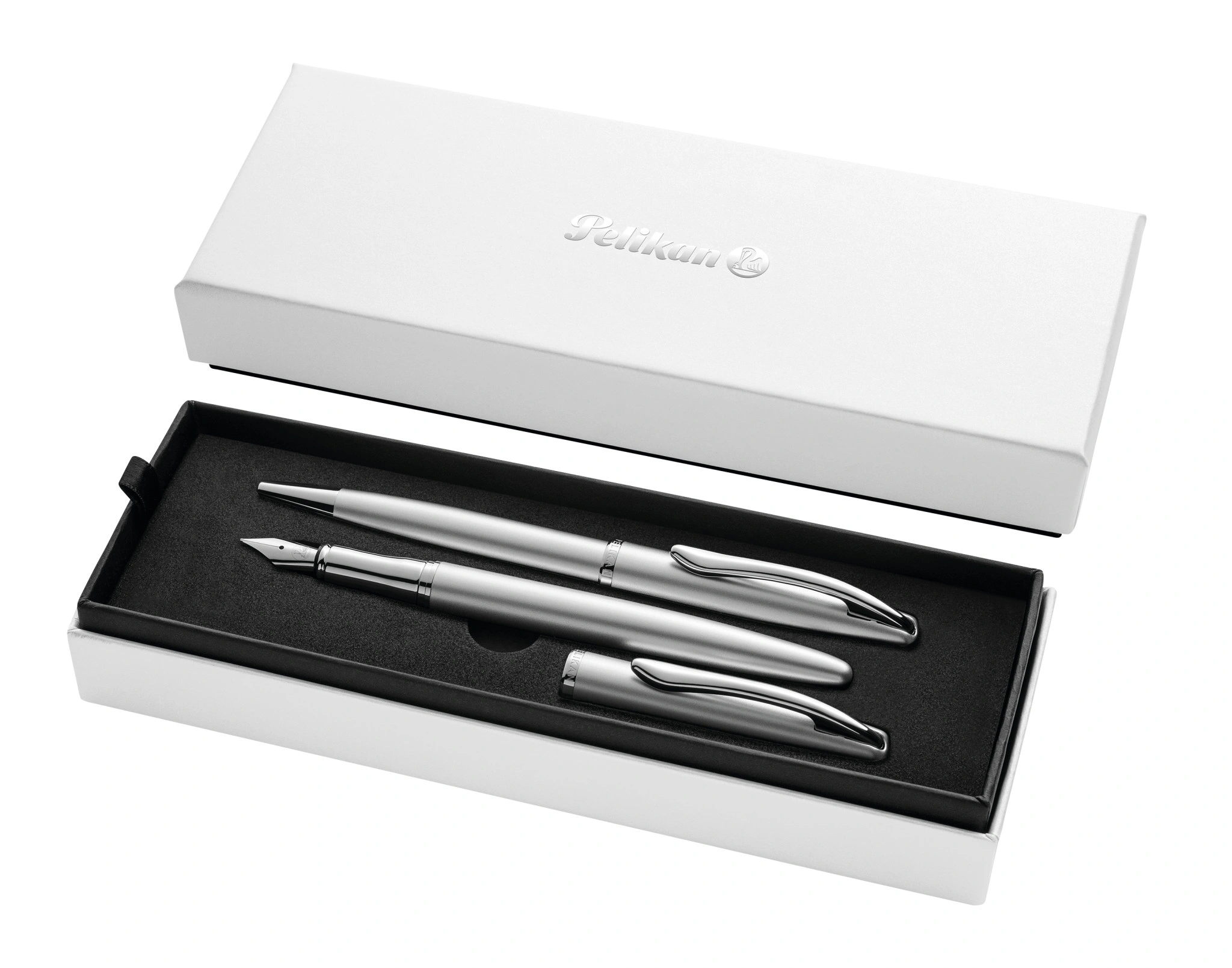Pelikan Schreibgeräte-Set Jazz Noble Elegance, silver (EAN: 4012700821911)