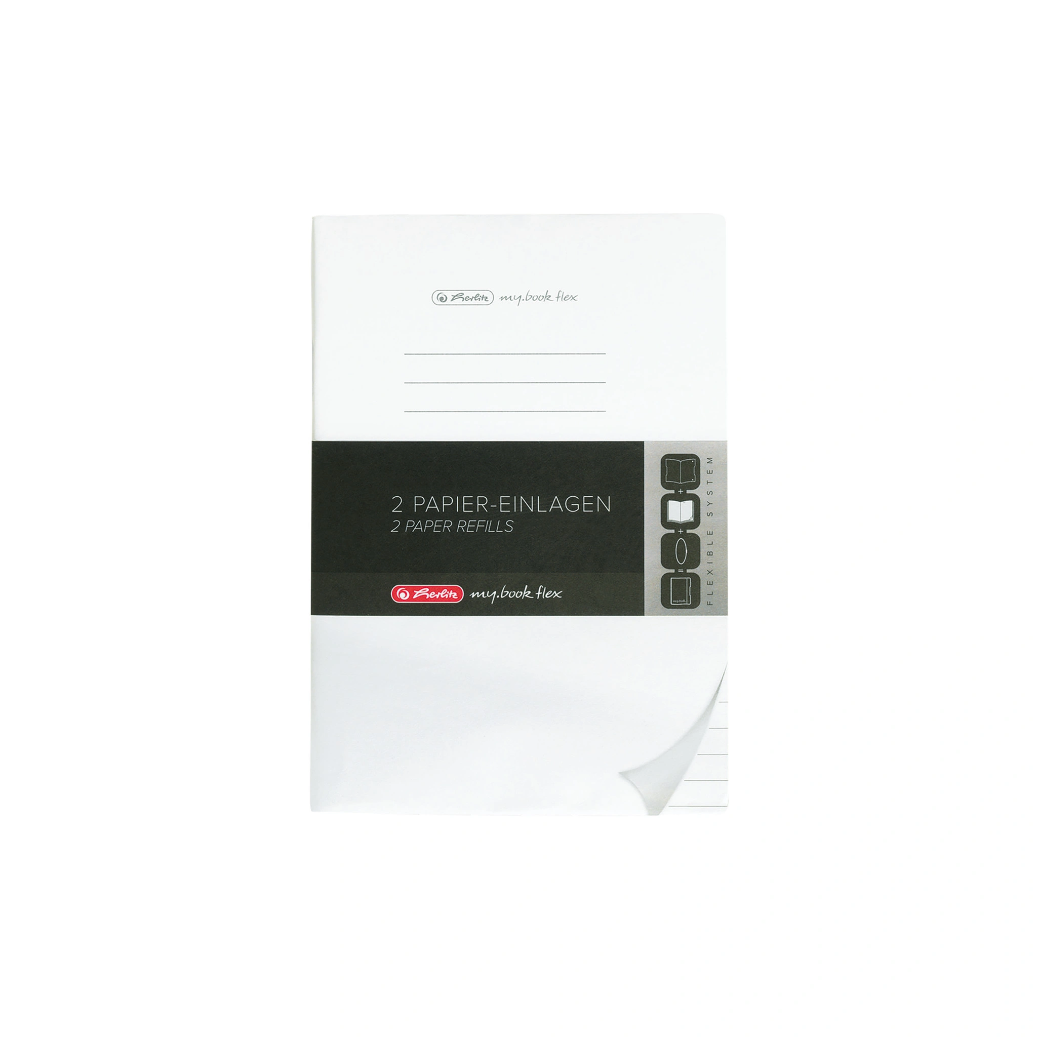 herlitz Papier-Ersatzeinlagen für Notizheft my.book flex, A4 (EAN: 4008110262369)