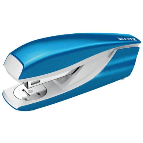 LEITZ Heftgerät NeXXt WOW 5502, blau-metallic, im Karton (EAN: 4002432396016)