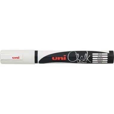 uni-ball Kreidemarker Chalk marker PWE5M, weiß (EAN: 4902778140017)