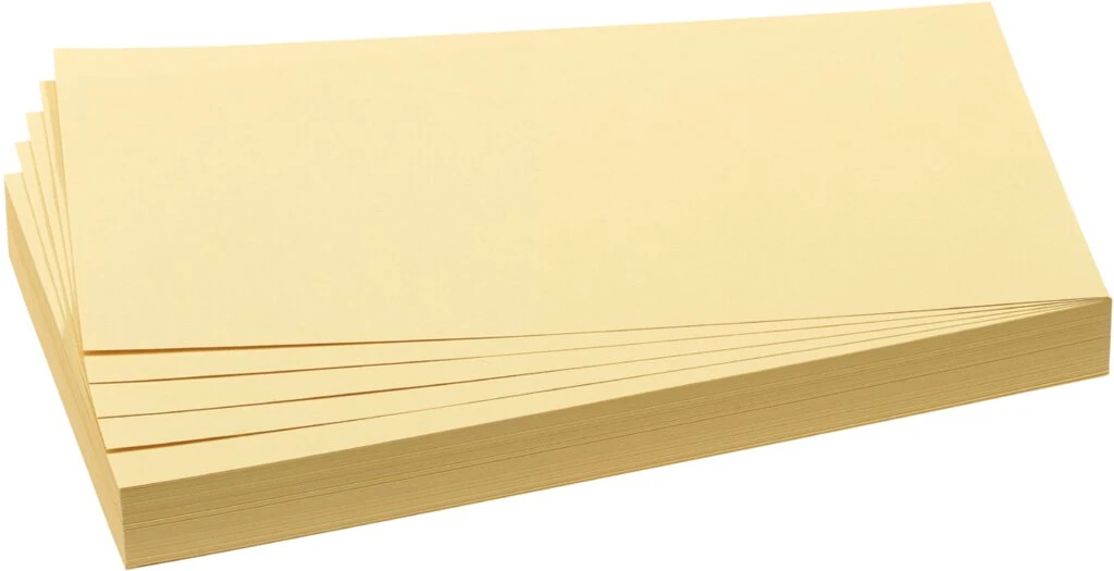 FRANKEN Moderationskarte, Rechteck, 205 x 95 mm, gelb (EAN: 4016946055819)