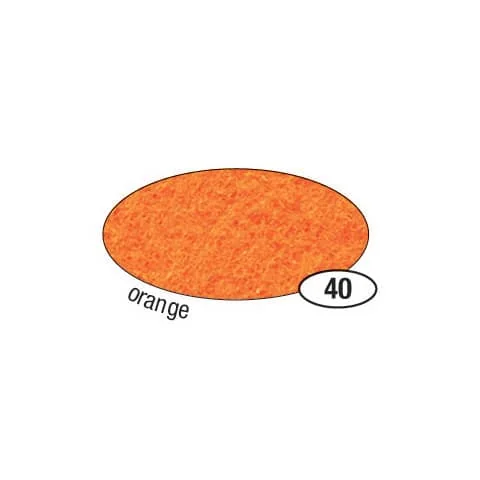 folia Bastelfilz, (B)200 x (H)300 mm, 150 g/qm, orange (EAN: 4001868524406)