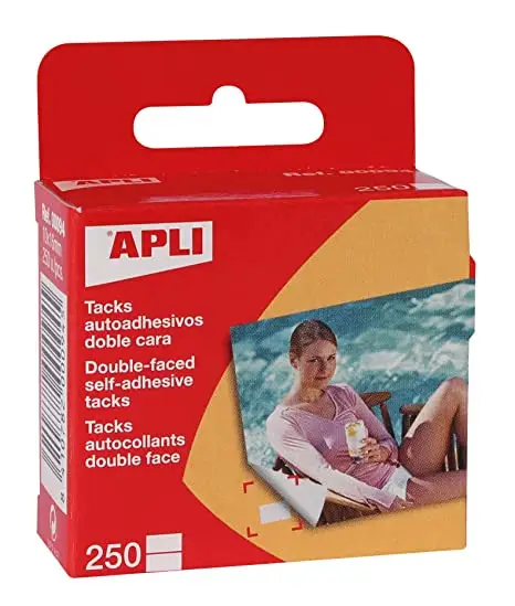 APLI Foto-Klebepunkte, doppelseitig klebend, 10 x 16 mm (EAN: 8410782000945)