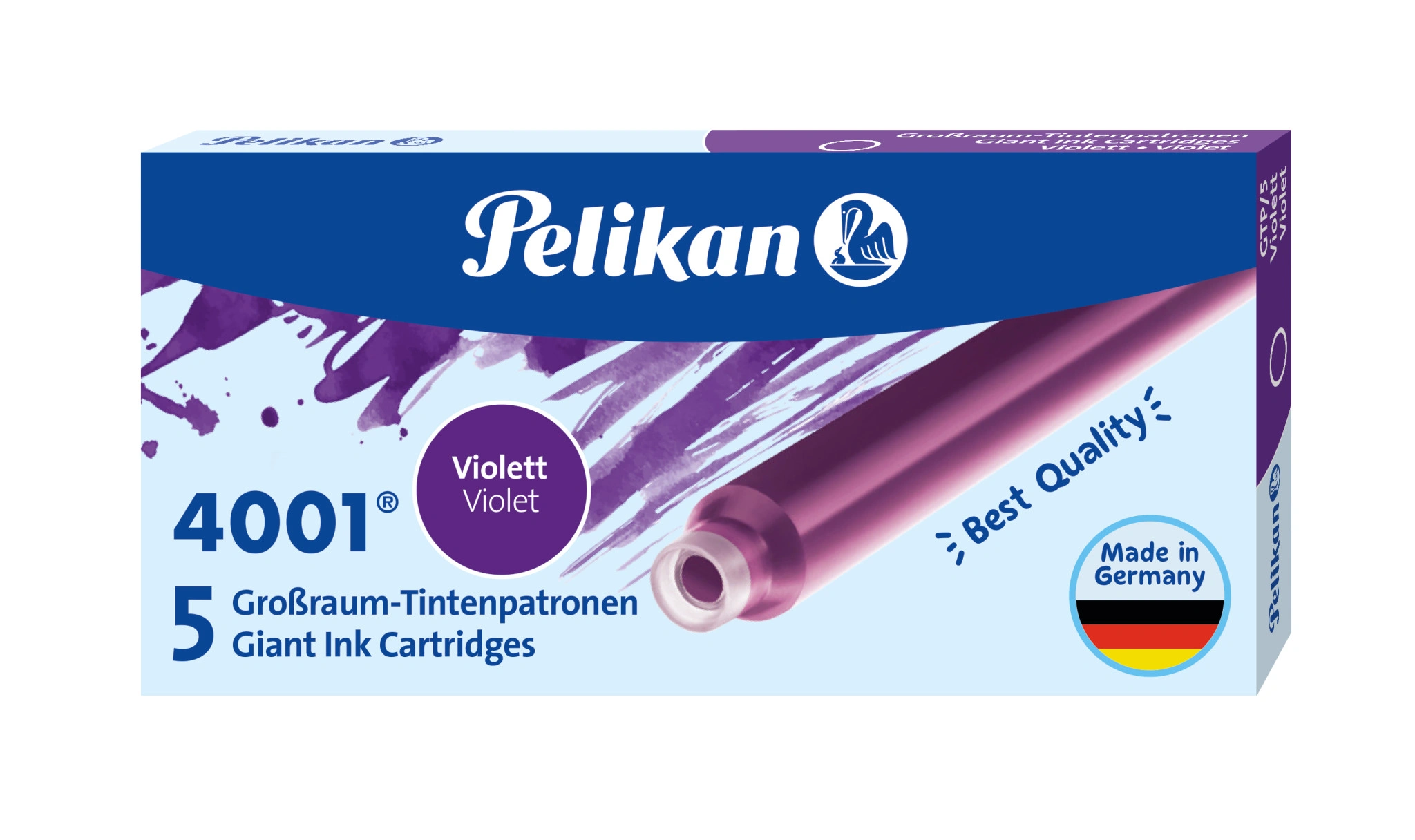 Pelikan Großraum-Tintenpatronen 4001 GTP/5, violett (EAN: 4012700310668)